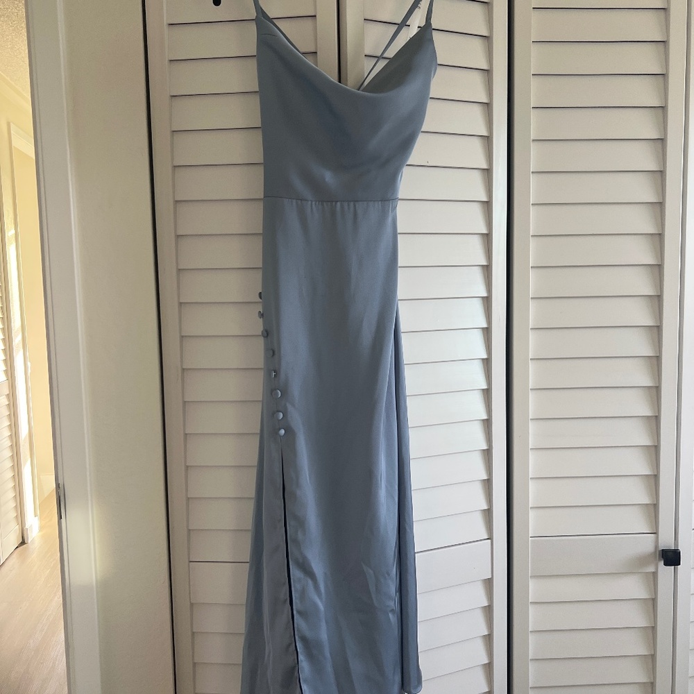 Cowl Neck Azazie Dress